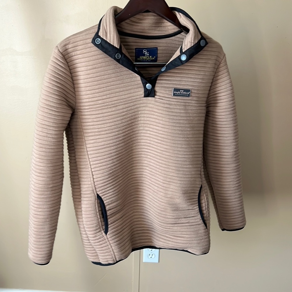 Simply southern quilted pull over